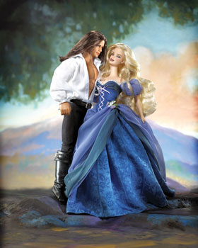 Designed by Heather Fonseca, Barbie and Ken assume the roles from romance novelist Jude Deveraux’s best-selling The Raider. Conjuring up a bygone look, while setting off immediate sparks, “The Raider Barbie and Ken,” offered as a Direct Exclusive and priced at $79.98, are a welcome surprise for any romance-novel buff.
