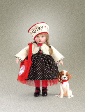 The Riley with Jingles “Perfect Puppy Gift Set” sells for about $249 and is a limited edition of 450.