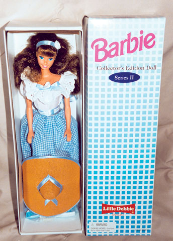 This is Barbie Collector’s Edition Doll Series II from Little Debbie, 1995.