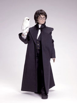 “Harry Potter at the Yule Ball” depicts Harry in his formal ensemble for an important Hogwarts gala. Limited to 2,500, the doll sells for $150. (Hedwig the Owl is not included.)