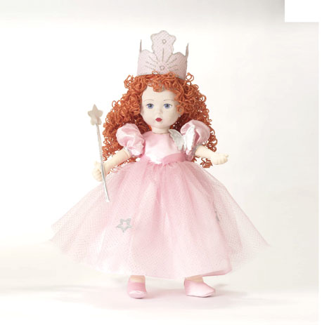 A new cloth doll this fall, “Glinda the Good Witch” is 18 inches. Although Alexander’s cloth creations are play dolls, they have collector value as well. “We have cloth collectors who collect anything cloth from our vintage days until now,” says Gale Jarvis.