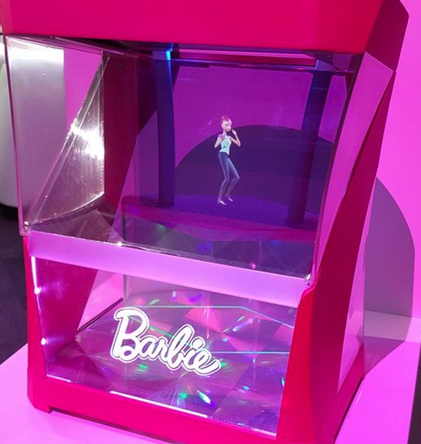 Toy Fair 2017: Hello, Hologram Dolly! Barbie wows as an AI beam of light