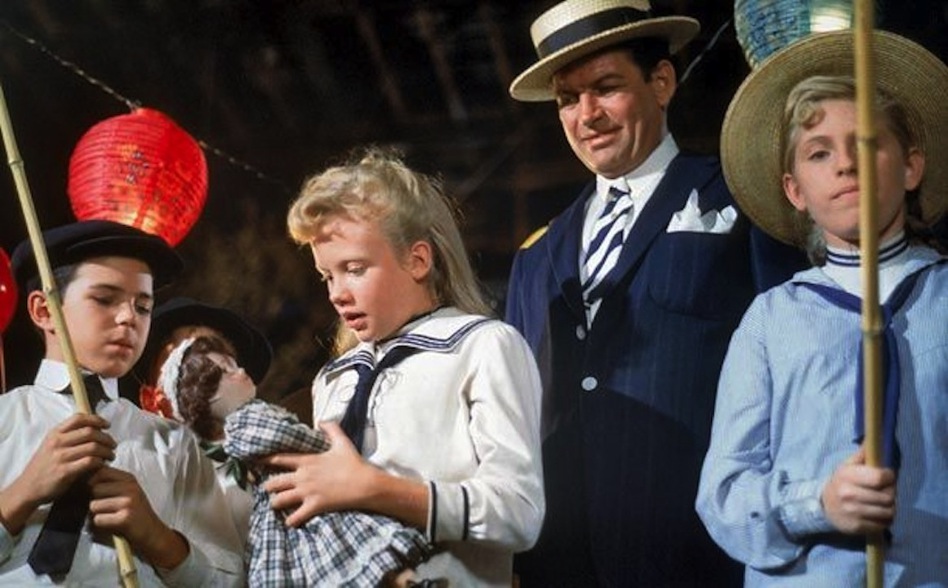 Hayley Mills, with doll, in Disney’s “Pollyanna.”