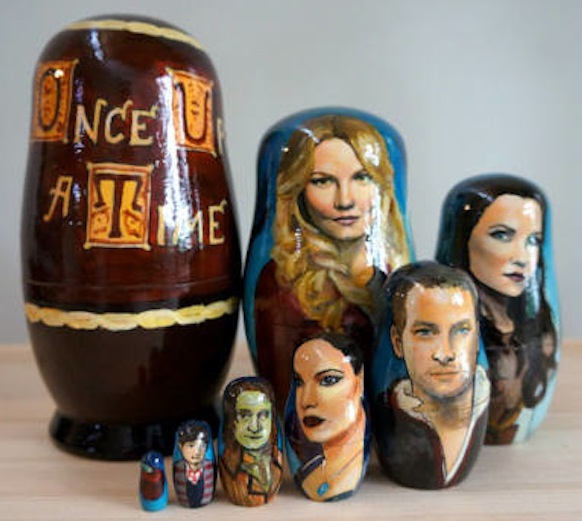 Nesting dolls created by Rachel Anderson, of Inspired Art Dolls.