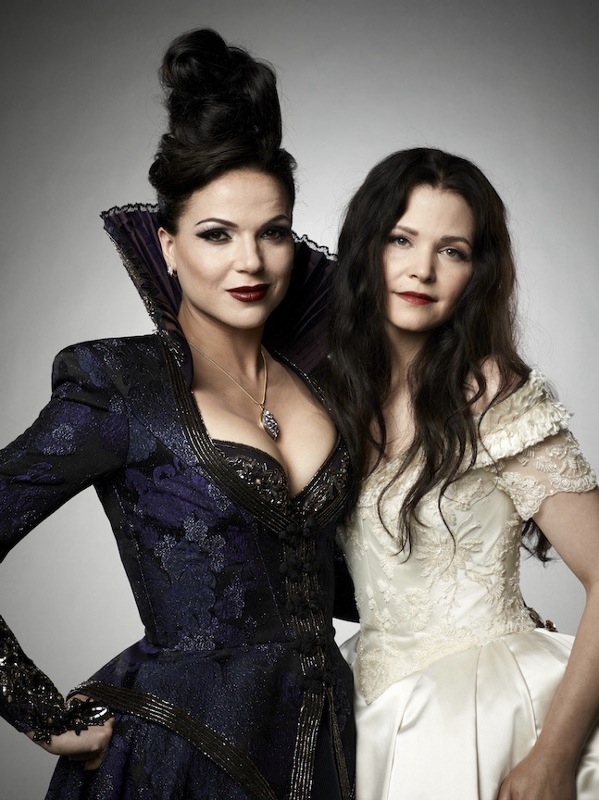 Lana Parrilla and Ginnifer Goodwin as Regina and Snow White. Courtesy of D23 Expo