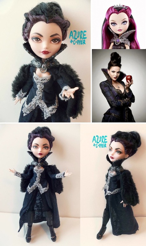 Samantha Russell, of Azure and Copper, created the Regina doll.