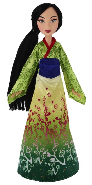 Hasbro’s Disney Princess Mulan, desiring to bring honor to her family.