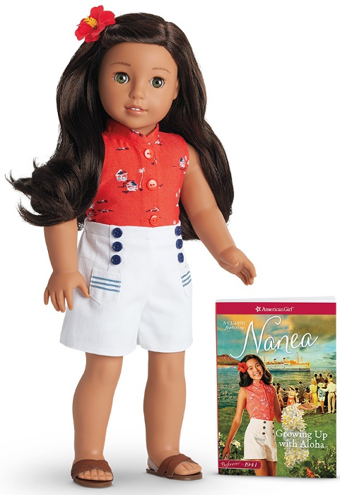 Nanea doll and one of her books