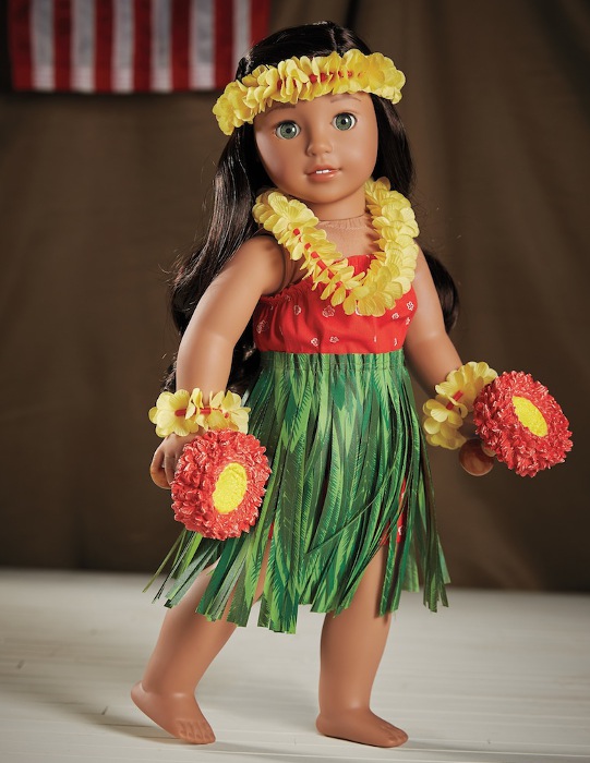 Nanea’s Hawaiian hula outfit.