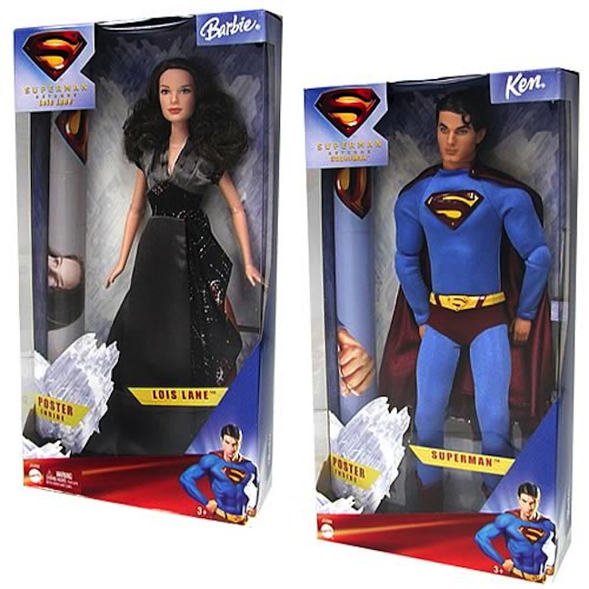 One of Mattel’s many versions of Lois and Superman.