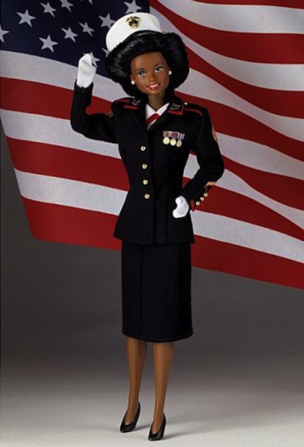 Marine Corps Barbie from Mattel.