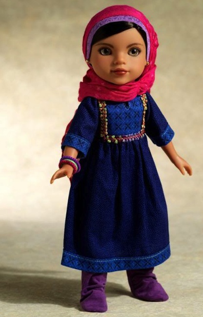 Shula, the Afghan doll, from the Hearts for Hearts debut line