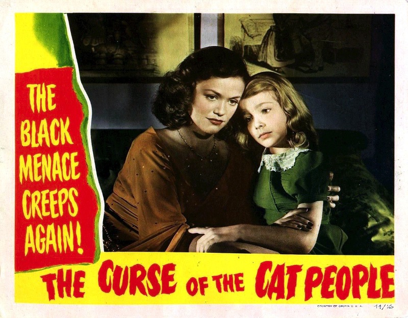 “Curse of the Cat People” lobby card
