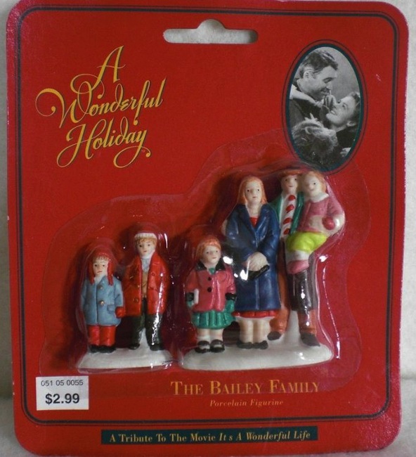 A 1990s holiday figurine set available at Target