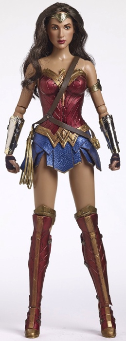 Tonner's newest Wonder Woman design stands 16 inches tall.