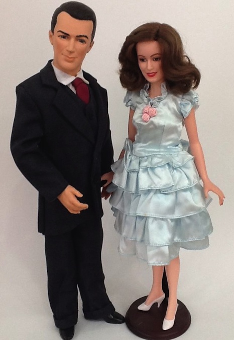 World Dolls’ version of George (Jimmy Stewart) and Mary Bailey (Donna Reed)