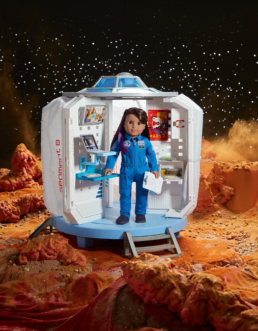 Luciana in her Mars Habitat.