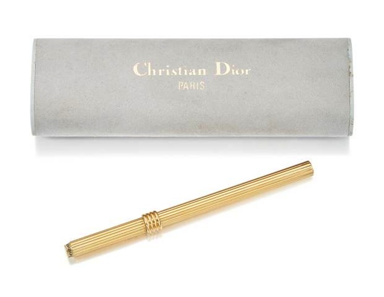 Audrey Hepburn's Christian Dior ballpoint pen set at Christie's auction