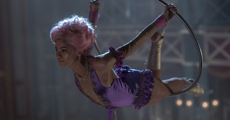 Zendaya in a scene from "The Greatest Showman"