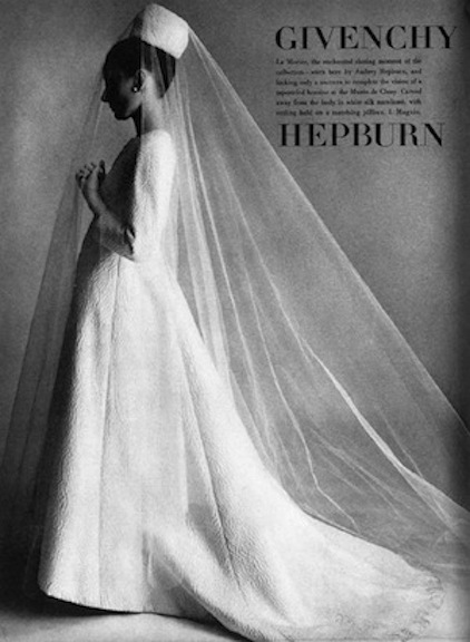 Audrey Hepburn Givenchy Wedding Gowns