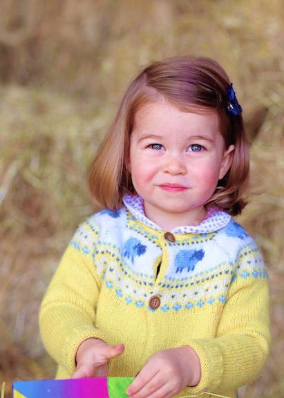 Official image of Princess Charlotte