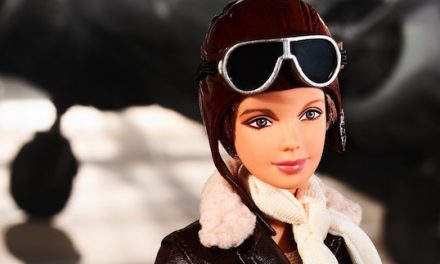 Up and Away: Amelia Earhart solos as Inspiring Women Barbie