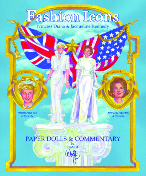 “Fashion Icons” and “Queen Elizabeth on the Screen” from Paper Studio Press. “Fashion Icons” honors Lady Diana and Jackie Kennedy because they lived lives of purpose, glamour, and tragedy under the public glare of attention. The powerful life of Queen Elizabeth I inspired Bette Davis, Cate Blanchett, Vanessa Redgrave, Judi Dench, Helen Mirren, and Glenda Jackson for movie and television roles. Collectors and historians alike treasure these books from fashion authority David Wolfe.