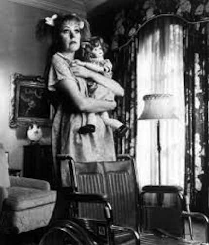 Lynn Redgrave with baby doll