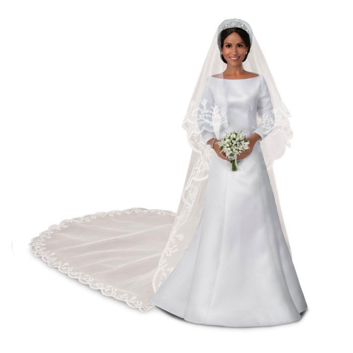 meghan markle bride doll franklin mint