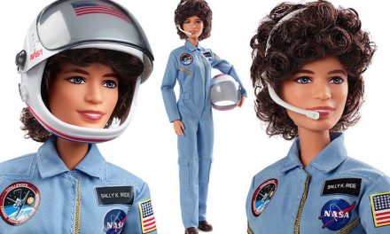 Ride, Sally, Ride: Mattel’s Sally Ride doll reaches for the stars