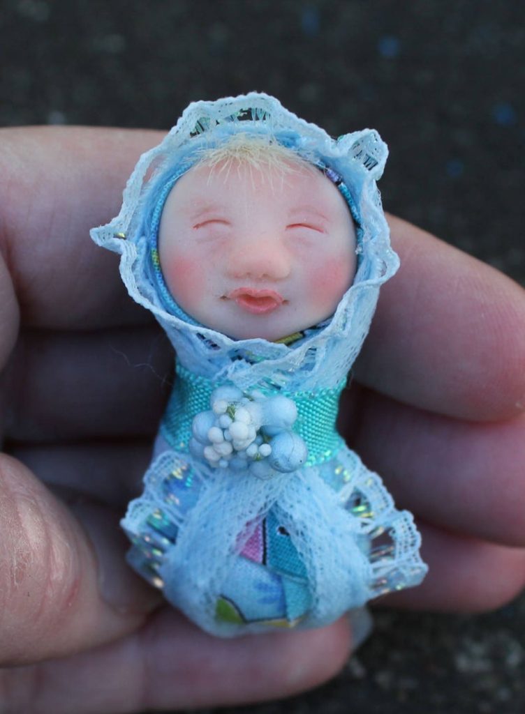 These fairy babies, or baby fae, measure a precious 2 inches and under! They are tiny delights.