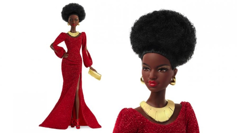 black barbie doll costume