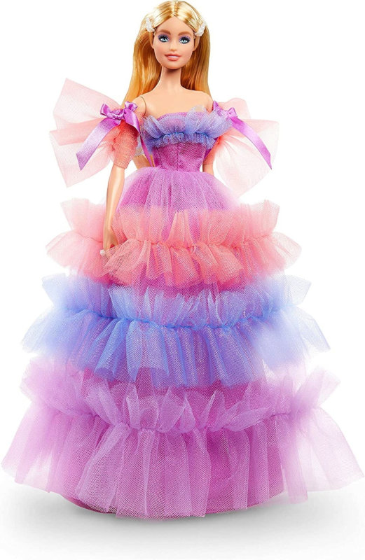 Mattel’s 2021 Birthday Wishes Barbie doll.