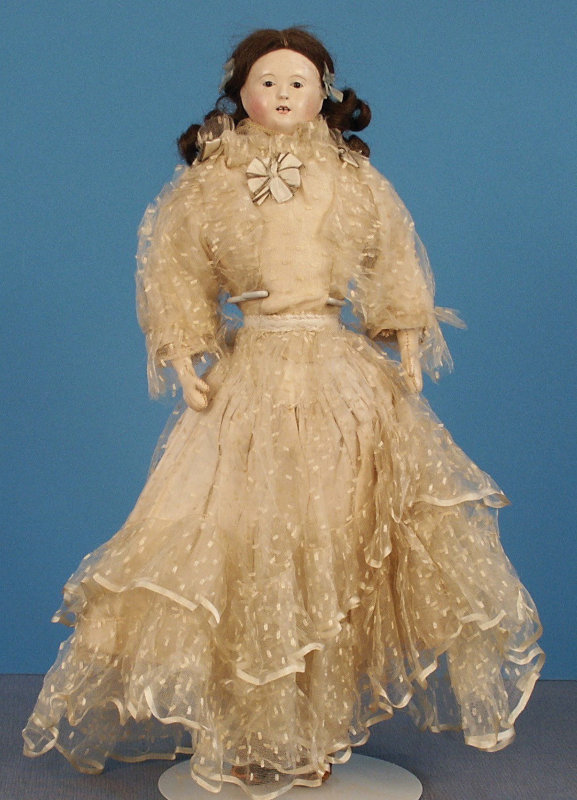 Antique paper mache store dolls