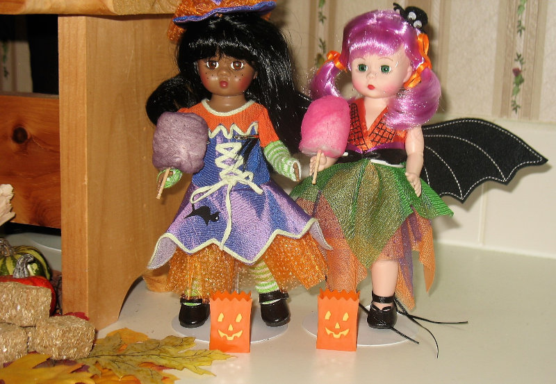 Jacquelyn Graham-Dickson: “Madame Alexander Trick or Treaters.”