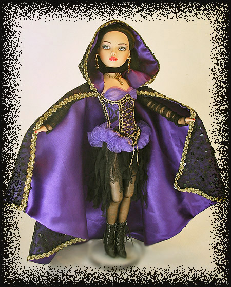 Janis Kiker: “Ellowyne Wilde by Tonner Co. is ready for some Halloween mischief magic!”