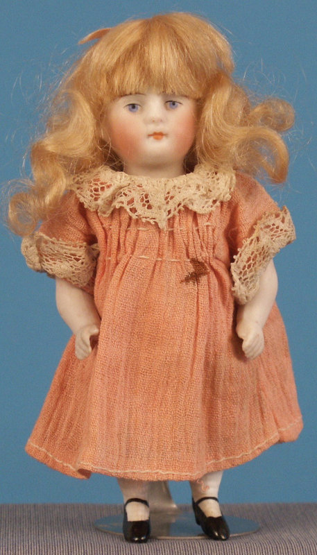 5 German all-bisque miniature doll, model 130, with pretty costume.  $300/400, Art, Antiques & Collectibles T…