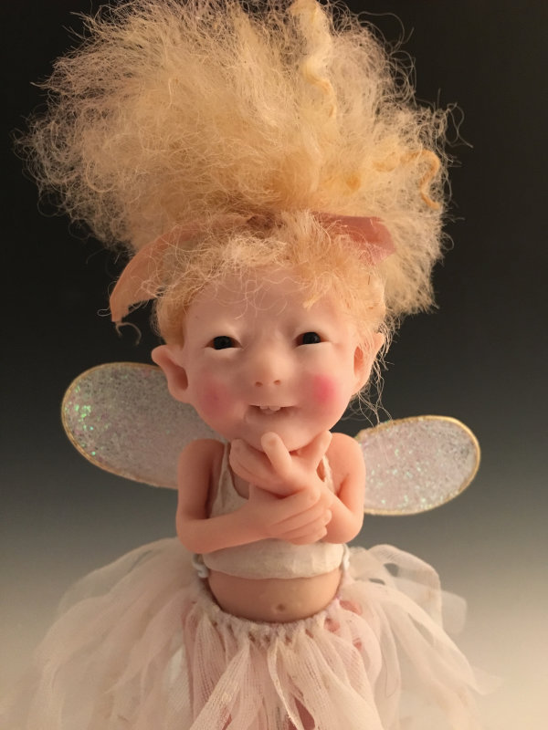 "This 6-inch fairy is contemplating what comes next," the artist said.