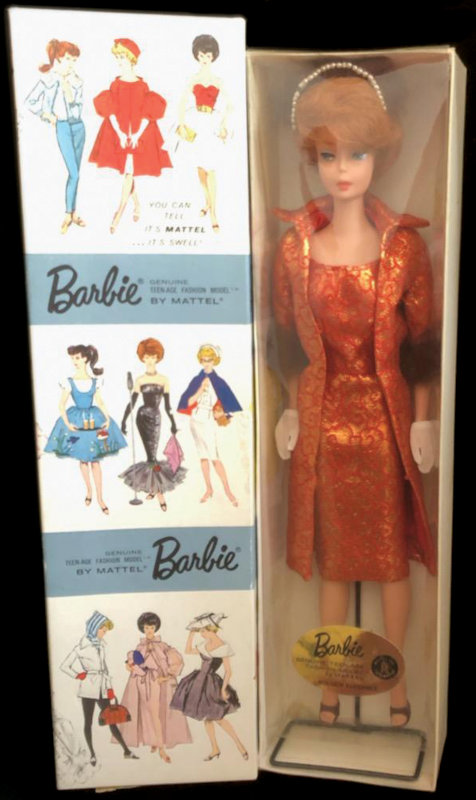 Barbie dressed box doll: Golden Elegance