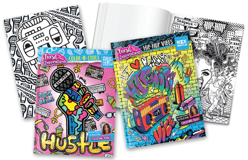 World of EPI's licensed Rock the Bells merchandise includes these coloring and activity books.