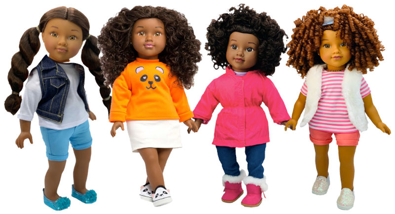 World of EPI's Positively Perfect 18-inch Divah Dolls.