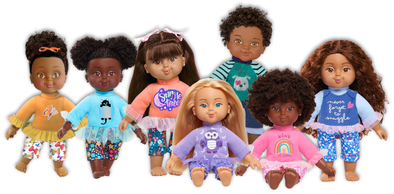World of EPI's Positively Perfect toddler doll line.