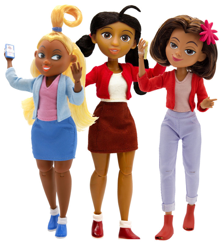 World of EPI's dolls depicting Penny Proud and her best friends.