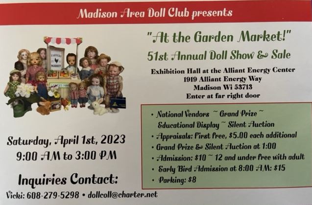 At the Garden Market – 51st Annual Doll Show and Sale