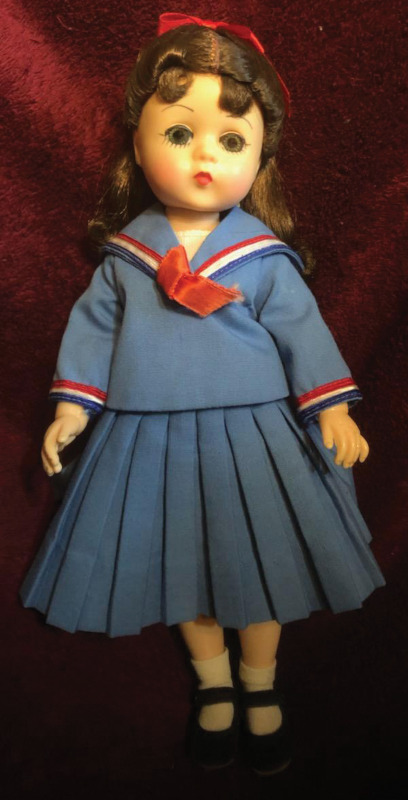 Brigitta, from the first Sound of Music set from 1965, was made from the hard-plastic Lissy doll.