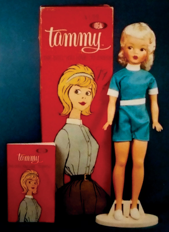 Ideal’s first Tammy doll was issued in 1962 and came with a stand and fashion booklet.