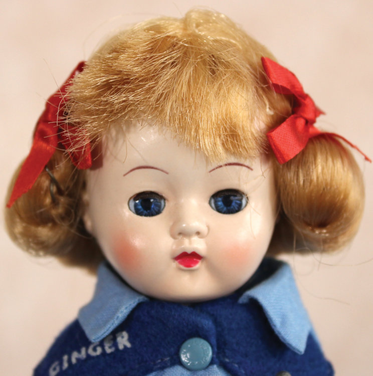 Close-up of Ginger doll without the hat.