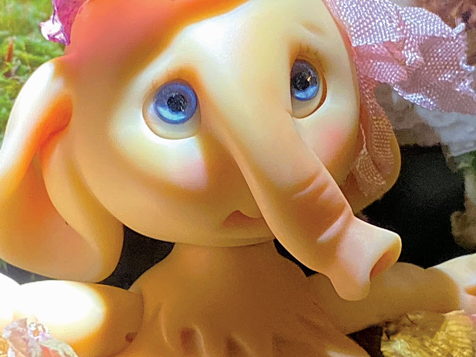 Doll in the form of an elephant