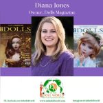 “In the Doll World” interview with DOLLS magazine Owner Diana Jones