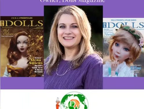 “In the Doll World” interview with DOLLS magazine Owner Diana Jones